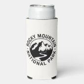 Rocky Mountain National Park Embleem Seltzer Blikjeskoeler (Seltzer Achterkant)