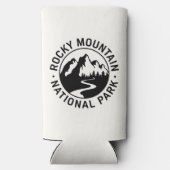 Rocky Mountain National Park Embleem Seltzer Blikjeskoeler (Achterkant)