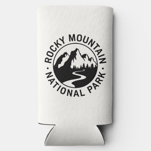 Rocky Mountain National Park Embleem Seltzer Blikjeskoeler (Achterkant)