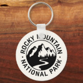 Rocky Mountain National Park Embleem Sleutelhanger (Voorkant)