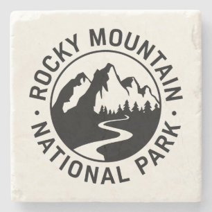 Rocky Mountain National Park Embleem Stenen Onderzetter