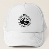 Rocky Mountain National Park Embleem Trucker Pet (Voorkant)