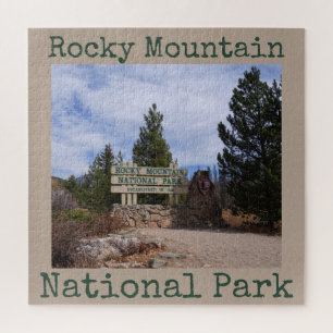 Rocky Mountain National Park Entrance Sign Puzzle Legpuzzel