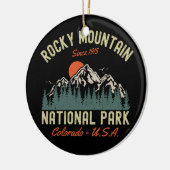 Rocky Mountain National Park Est 1915 Keramisch Ornament (Links)