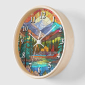 Rocky Mountain National Park Faux Glas in lood (Hoek)