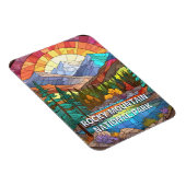 Rocky Mountain National Park Faux Glas in lood Magneet (Rechterzijde)