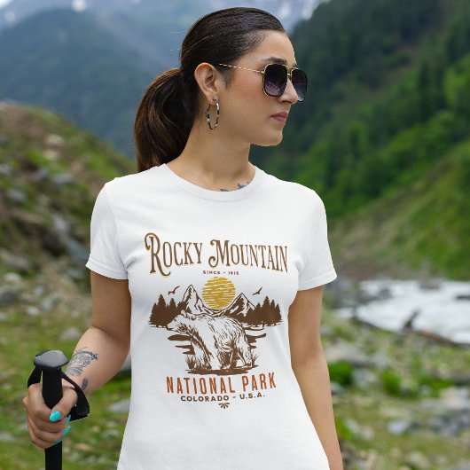 Rocky Mountain National Park Fun landscape T-shirt