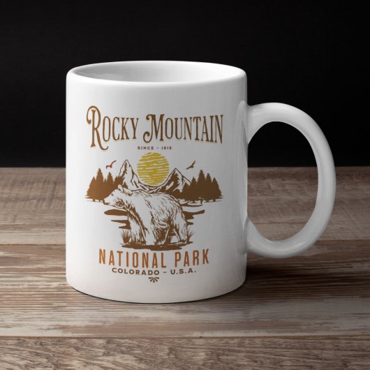 Rocky Mountain National Park Funny Koffiemok