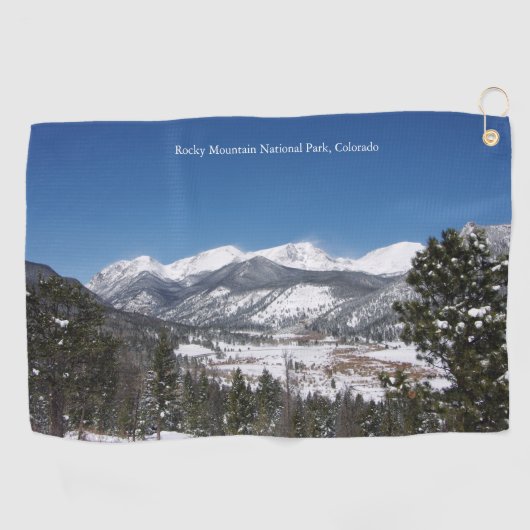 Rocky Mountain National Park golfhanddoek (Horizontaal)