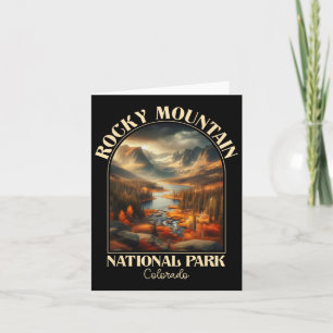 Rocky Mountain National Park Herfst Camping Kaart