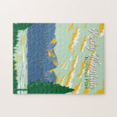 Rocky Mountain National Park Illustratie Reizen Legpuzzel (Horizontaal)