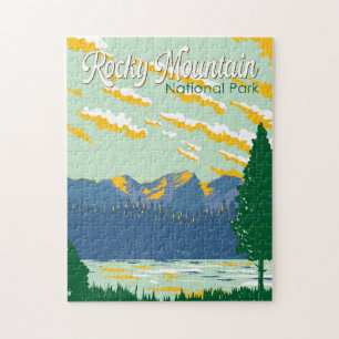 Rocky Mountain National Park Illustratie Reizen Legpuzzel