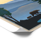 Rocky Mountain National Park Litho Kunstwerk Poste Poster (Hoek)