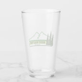 Rocky Mountain National Park met groene strepen Glas (Achterkant)
