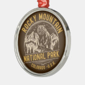 Rocky Mountain National Park Mountain Landscape Metalen Ornament (Links)