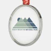 Rocky Mountain National Park Mountain Sun Metalen Ornament (Links)