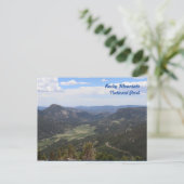 Rocky Mountain National Park on a Sunny Day Briefkaart (Staand voorkant)