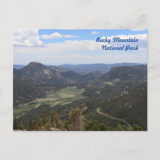 Rocky Mountain National Park on a Sunny Day Briefkaart (Voorkant)