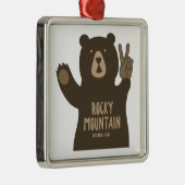 Rocky Mountain National Park Peace Beer Metalen Ornament (Rechts)