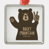 Rocky Mountain National Park Peace Beer Metalen Ornament (Voorkant)