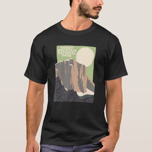 Rocky Mountain National Park Peak Estes Park T-shirt (Voorkant)