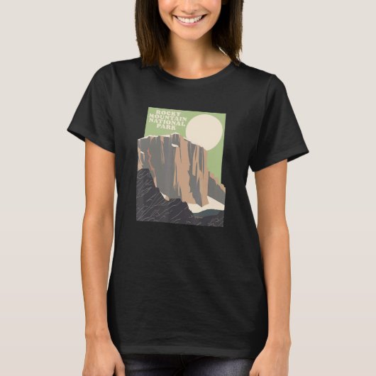 Rocky Mountain National Park Peak Estes Park T-shirt (Voorkant)