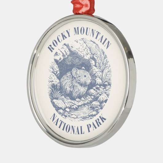 Rocky Mountain National Park Pika Ornament  (Links)