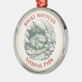 Rocky Mountain National Park Pika Ornament - R&G (Links)