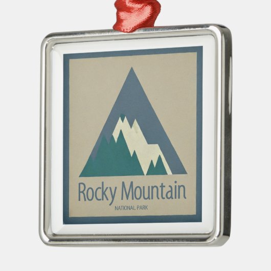 Rocky Mountain National Park Rustic Metalen Ornament (Links)