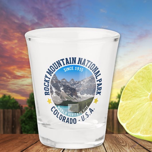 Rocky Mountain National Park Scenic Souvenir Shot Glas