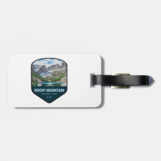 Rocky Mountain National Park Schild Bagagelabel (Achterkant horizontaal)