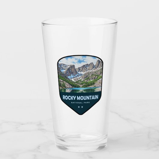 Rocky Mountain National Park Schild Glas (Voorkant)