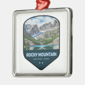 Rocky Mountain National Park Shield Metalen Ornament (Links)