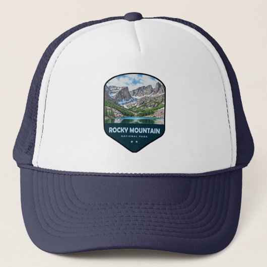 Rocky Mountain National Park Shield Trucker Pet (Voorkant)