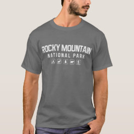 Rocky Mountain National Park-shirt - donker T-shirt