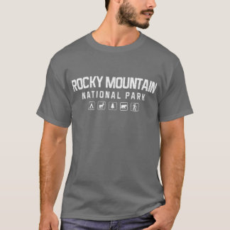 Rocky Mountain National Park-shirt - donker T-shirt