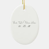 Rocky Mountain National Park  souvenirs jaren 60 Keramisch Ornament (Achterkant)