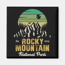 Rocky Mountain National Park  souvenirs jaren 60