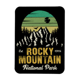 Rocky Mountain National Park  souvenirs jaren 60 Magneet