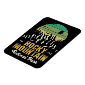 Rocky Mountain National Park  souvenirs jaren 60 Magneet (Linkerzijde)