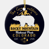 Rocky Mountain National Park souvenirs Keramisch Ornament (Voorkant)