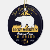 Rocky Mountain National Park souvenirs Keramisch Ornament (Links)