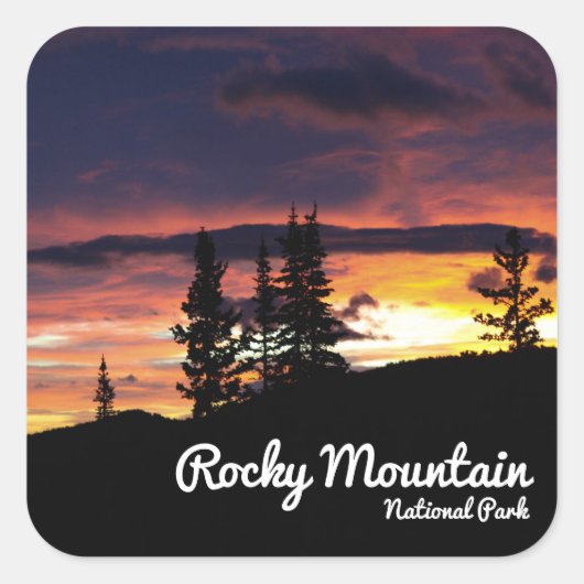 Rocky Mountain National Park Sticker (Voorkant)