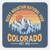 Rocky Mountain National Park Sticker Decal (Voorkant)