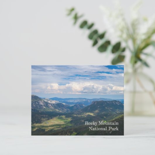 Rocky Mountain National Park Summer Vista Photo Briefkaart (Staand voorkant)