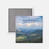 Rocky Mountain National Park Summer Vista Photo Magneet (Voorkant / Achterkant)