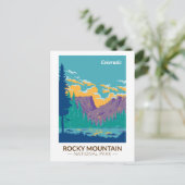 Rocky Mountain National Park Teton Range Reizen Briefkaart (Staand voorkant)