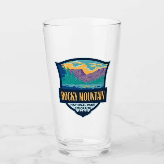 Rocky Mountain National Park Teton Range Reizen Glas (Voorkant)