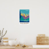 Rocky Mountain National Park Teton Range Reizen Poster (Keuken)
