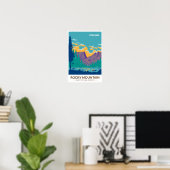 Rocky Mountain National Park Teton Range Reizen Poster (Thuiskantoor)